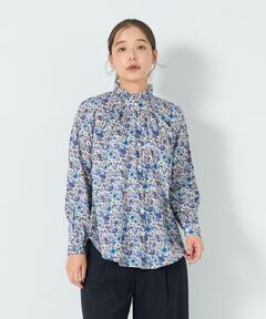 SETTOセット　OKKAKE リバティ フラワープリントシャツ　オッカケ　花柄 SETTO （セット）LIBERTY/リバティープリント オッカケシャツ/花