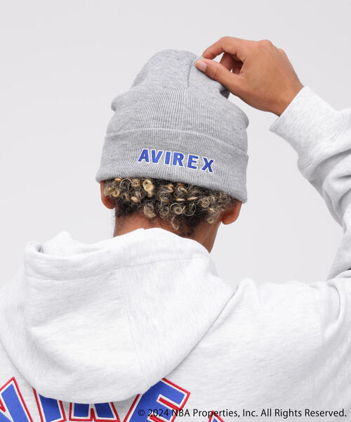 NBA（エヌビーエー）の「《AVIREX × NBA》KNIT CAP / ニットキャップ / アヴィレックス（ニットキャップ/ビーニー・メンズ・ブルー/オレンジ/イエロー/レッド/ネイビー/パープル・FREE）」の9枚目の写真