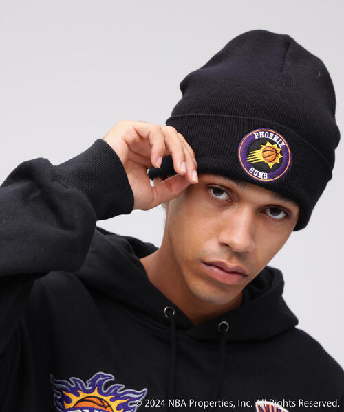 NBA（エヌビーエー）の「《AVIREX × NBA》KNIT CAP / ニットキャップ / アヴィレックス（ニットキャップ/ビーニー・メンズ・ブルー/オレンジ/イエロー/レッド/ネイビー/パープル・FREE）」の12枚目の写真