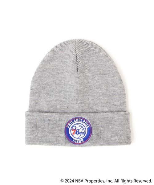 NBA（エヌビーエー）の「《AVIREX × NBA》KNIT CAP / ニットキャップ / アヴィレックス（ニットキャップ/ビーニー・メンズ・ブルー/オレンジ/イエロー/レッド/ネイビー/パープル・FREE）」の2枚目の写真
