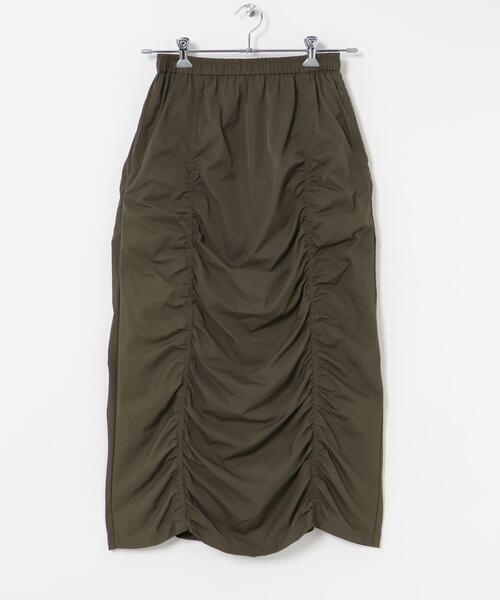 URBAN RESEARCH(アーバンリサーチ)の「シャーリングギャザースカート(スカート・レディース・チャコールグレー/ブラック・FREE)」の13枚目の写真