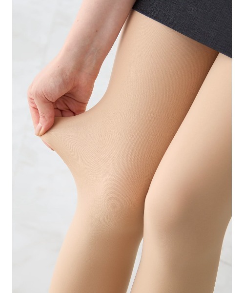 tutuanna（チュチュアンナ）の「まるで素肌のようなフェイクタイツ110デニール（タイツ/ストッキング・レディース・ブラック/ライトベージュ/ベージュ系7・M-L/L-XL）」の5枚目の写真