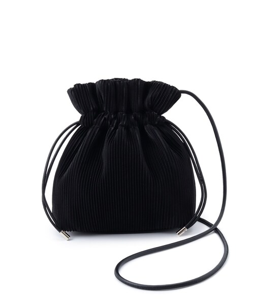 OPAQUE.CLIP（オペークドットクリップ）の「【長さ調整可能】プリーツドロストミニショルダーバッグ（ショルダーバッグ・レディース・シルバー/ブルー系6/ベージュ系6/ブラック/ピンク系9・00）」の17枚目の写真