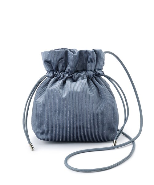 OPAQUE.CLIP（オペークドットクリップ）の「【長さ調整可能】プリーツドロストミニショルダーバッグ（ショルダーバッグ・レディース・シルバー/ブルー系6/ベージュ系6/ブラック/ピンク系9・00）」の19枚目の写真