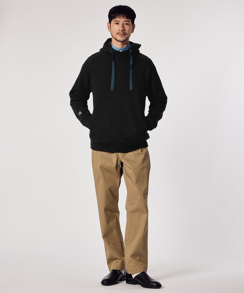 LANVIN en Bleu（ランバンオンブルー）の「【LANVIN en Bleu ESSENTIAL】HARLAY / バックプリント ”マルグリット” フーディ（パーカー・メンズ・ネイビー/アイボリー/ブラック・SMALL/MEDIUM/LARGE/X-LARGE/XX-LARGE）」の7枚目の写真