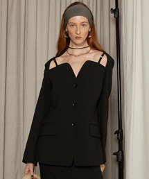 PRANK PROJECT | 【2025 Spring Pre-Order】オープンネックジャケット / Open Neck Jacket(テーラードジャケット)