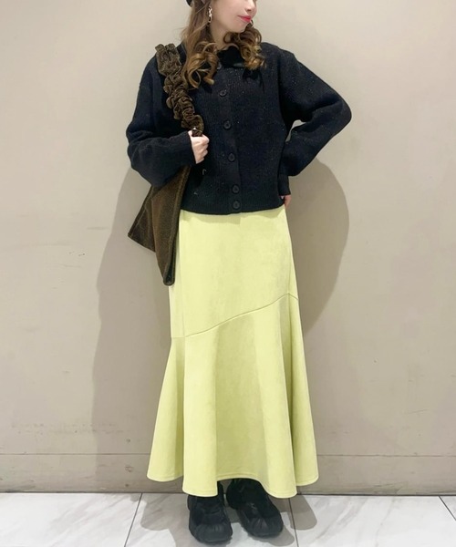 Green Parks(グリーンパークス)の「衿つきニットプルオーバー(ニット/セーター・レディース・ブルー/ホワイト系その他2/ブラック/レッド・FREE)」の15枚目の写真