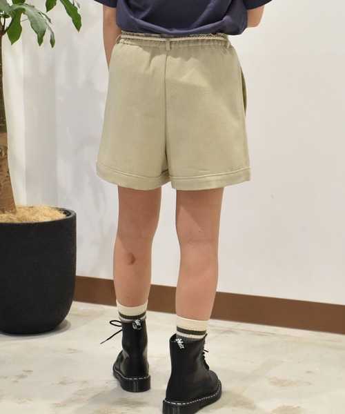 ムラサキスポーツ（ムラサキスポーツ）の「RIKKA FEMME/リッカファム ロープベルト付きショートパンツ RF25SS26（その他パンツ・レディース・カーキ/ベージュ・S/M/M/L）」の4枚目の写真