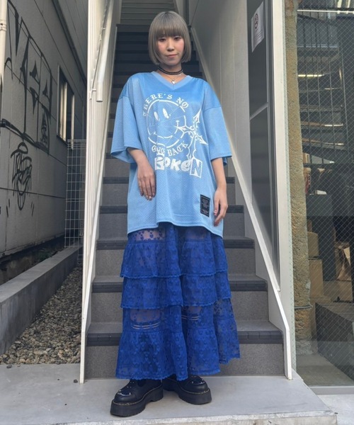 HEART TIERED LACY スカート（スカート）｜Candy Stripper（キャンディ  