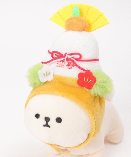 LBC(エルビーシー)の「PLUFFY かぶりもの 鏡餅(クッション/クッションカバー・レディース・ベージュ・FREE)」の7枚目の写真