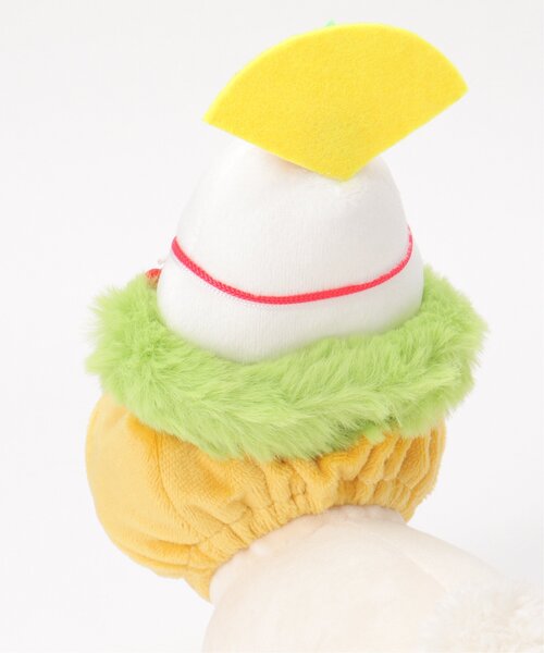 LBC(エルビーシー)の「PLUFFY かぶりもの 鏡餅(クッション/クッションカバー・レディース・ベージュ・FREE)」の8枚目の写真