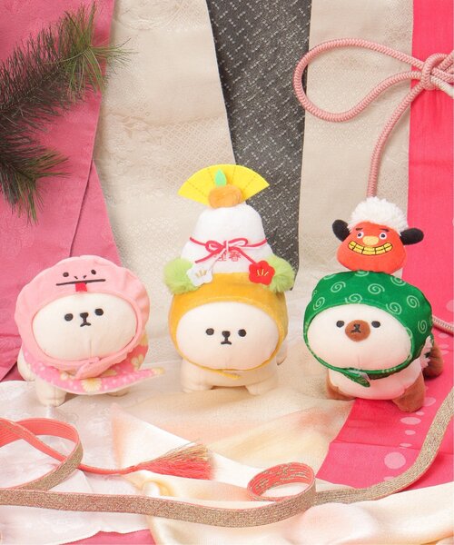 LBC(エルビーシー)の「PLUFFY かぶりもの 鏡餅(クッション/クッションカバー・レディース・ベージュ・FREE)」の4枚目の写真