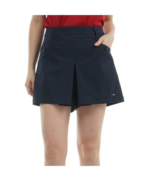 TOMMY HILFIGER GOLF（トミー ヒルフィガー ゴルフ）の「ﾎﾞｯｸｽﾌﾟﾘｰﾂ ﾏﾘﾝｷｭﾛｯﾄ（その他パンツ・レディース・マルチ/ホワイト/ネイビー・L/M/S/LL）」の2枚目の写真