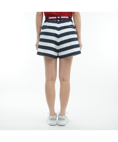 TOMMY HILFIGER GOLF（トミー ヒルフィガー ゴルフ）の「ﾎﾞｯｸｽﾌﾟﾘｰﾂ ﾏﾘﾝｷｭﾛｯﾄ（その他パンツ・レディース・マルチ/ホワイト/ネイビー・L/M/S/LL）」の9枚目の写真