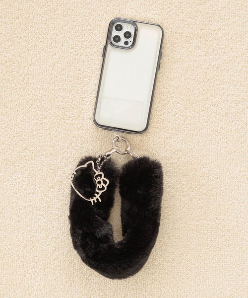 セール】【HELLO KITTY】フェイクファーモバイルストラップ 233322