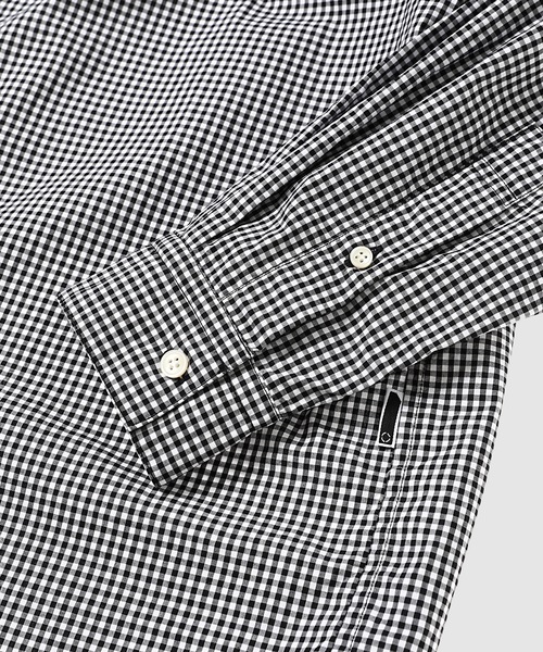 PHINGERIN（フィンガリン）の「STITCH TEXT SHIRT（シャツ/ブラウス・メンズ・ブラック/グリーン・M）」の9枚目の写真