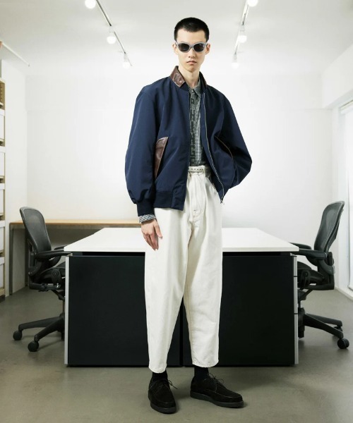 PHINGERIN（フィンガリン）の「STITCH TEXT SHIRT（シャツ/ブラウス・メンズ・ブラック/グリーン・M）」の3枚目の写真