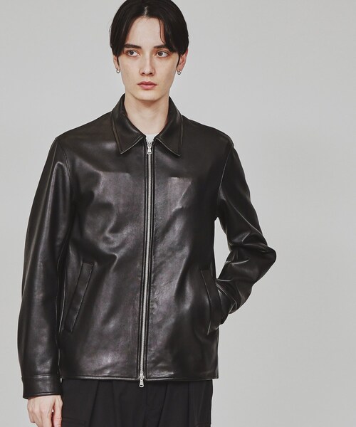 tk.TAKEO KIKUCHI（ティーケータケオキクチ）の「リアルラムレザーショートブルゾン（ブルゾン・メンズ・ブラック・01/02/03）」の8枚目の写真