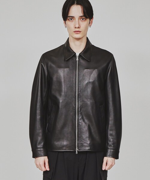 tk.TAKEO KIKUCHI（ティーケータケオキクチ）の「リアルラムレザーショートブルゾン（ブルゾン・メンズ・ブラック・01/02/03）」の12枚目の写真