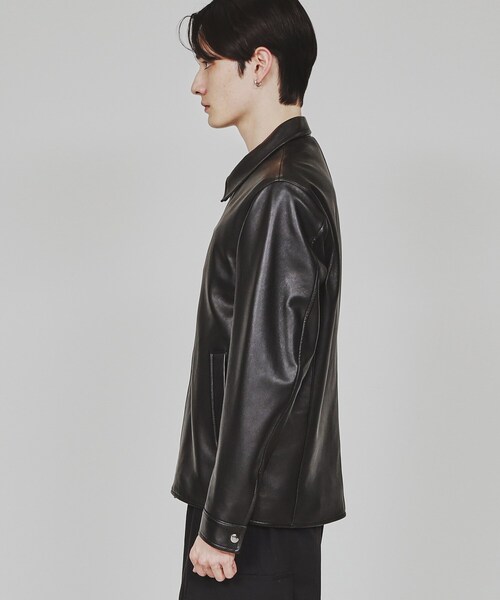 tk.TAKEO KIKUCHI（ティーケータケオキクチ）の「リアルラムレザーショートブルゾン（ブルゾン・メンズ・ブラック・01/02/03）」の13枚目の写真