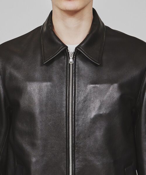 セール】リアルラムレザーショートブルゾン（ブルゾン）｜tk.TAKEO