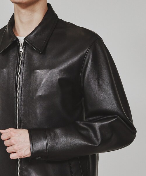 tk.TAKEO KIKUCHI（ティーケータケオキクチ）の「リアルラムレザーショートブルゾン（ブルゾン・メンズ・ブラック・01/02/03）」の16枚目の写真