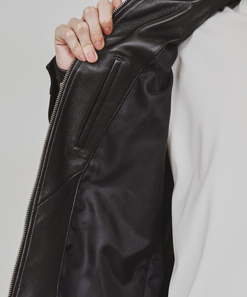 tk.TAKEO KIKUCHI（ティーケータケオキクチ）の「リアルラムレザーショートブルゾン（ブルゾン・メンズ・ブラック・01/02/03）」の20枚目の写真