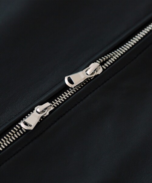 tk.TAKEO KIKUCHI（ティーケータケオキクチ）の「リアルラムレザーショートブルゾン（ブルゾン・メンズ・ブラック・01/02/03）」の6枚目の写真