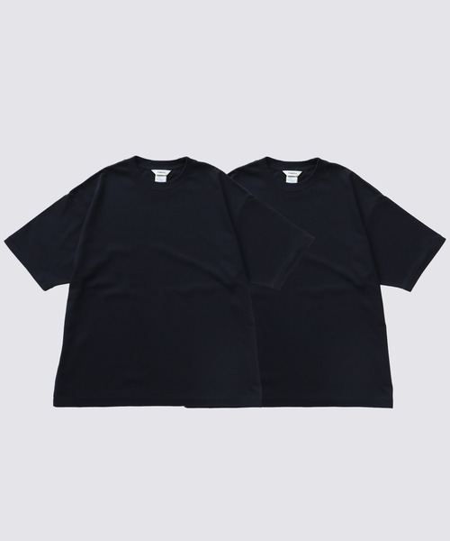 FIDELITY（フィデリティ）の「FIDELITY 2PACK TUBE TEE / 半袖2パックTシャツ（Tシャツ/カットソー・メンズ・ネイビー/ブラック/その他1/ホワイト・LARGE/MEDIUM）」の4枚目の写真