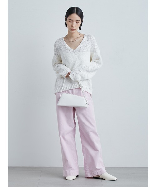 MIESROHE(ミースロエ)の「コーデュロイワイドPT(その他パンツ・レディース・ベージュ/ピンク/グレー・0/1)」の4枚目の写真