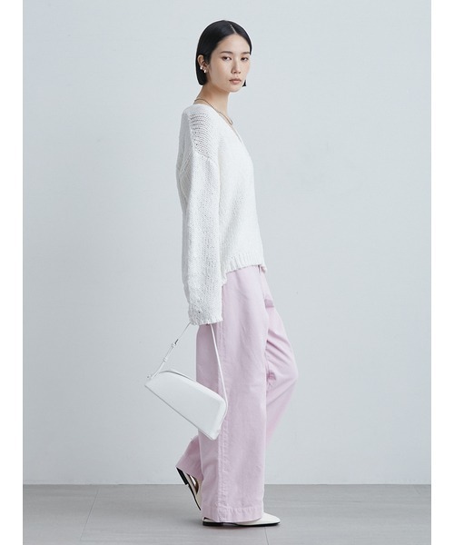 MIESROHE(ミースロエ)の「コーデュロイワイドPT(その他パンツ・レディース・ベージュ/ピンク/グレー・0/1)」の8枚目の写真