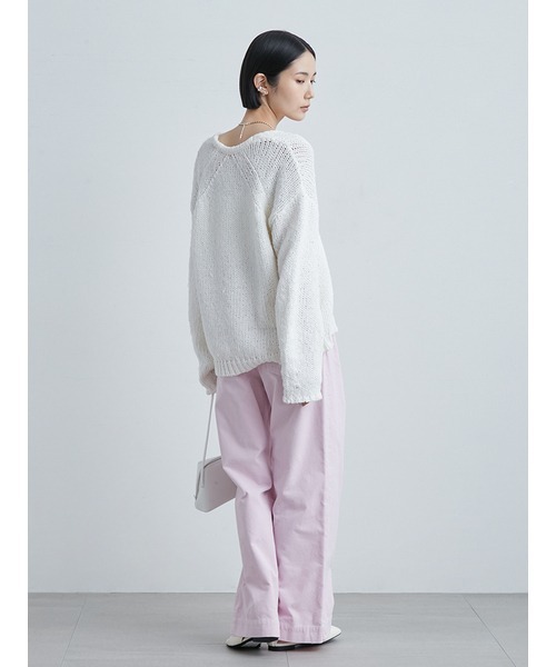 MIESROHE(ミースロエ)の「コーデュロイワイドPT(その他パンツ・レディース・ベージュ/ピンク/グレー・0/1)」の9枚目の写真