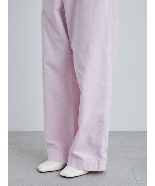 MIESROHE(ミースロエ)の「コーデュロイワイドPT(その他パンツ・レディース・ベージュ/ピンク/グレー・0/1)」の18枚目の写真