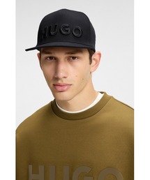 HUGO | ストレッチコットン キャップ ロゴエンブロイダリー(キャップ)