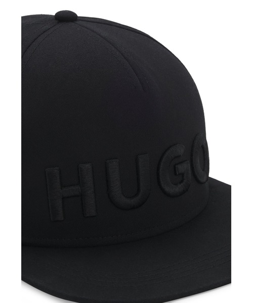 HUGO（ヒューゴ）の「ストレッチコットン キャップ ロゴエンブロイダリー（キャップ・メンズ・ブラック・LXL/SM）」の4枚目の写真