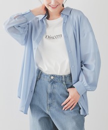 Honeys | Ｔシャツ付シアーシャツ(シャツ/ブラウス)