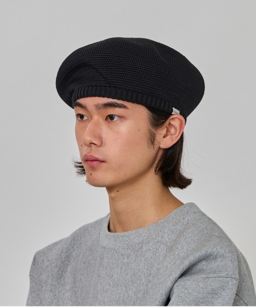 未使用【override】 ハンチング/ベレー帽 ヒョウ柄 レオパード ファー セール】OVERRIDE REP TAM BERET / オーバーライド(ハンチング