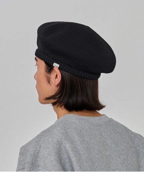 OVERRIDE（オーバーライド）の「OVERRIDE  REP TAM BERET / オーバーライド（ハンチング/ベレー帽・メンズ・ライトブルー/ライトグリーン/ブラック/ダークベージュ・58cm/60cm）」の18枚目の写真