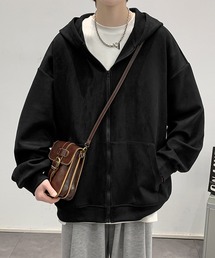 BENDER TOKYO（ベンダートウキョウ）の「【BENDER TOKYO】カットスエード ジップパーカー（パーカー）」
