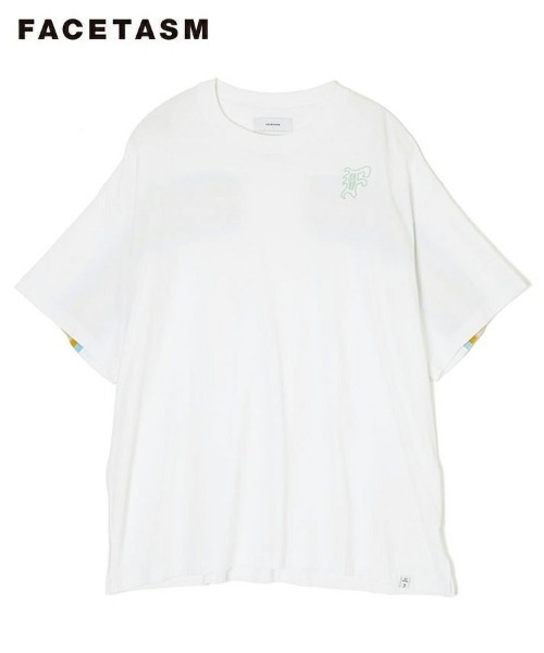 FACETASM（ファセッタズム）の「【FACETASM / ファセッタズム】RIB BIG TEE / ホワイト [NAT-TEE-U06]（Tシャツ/カットソー・メンズ・ホワイト・5/1）」の2枚目の写真