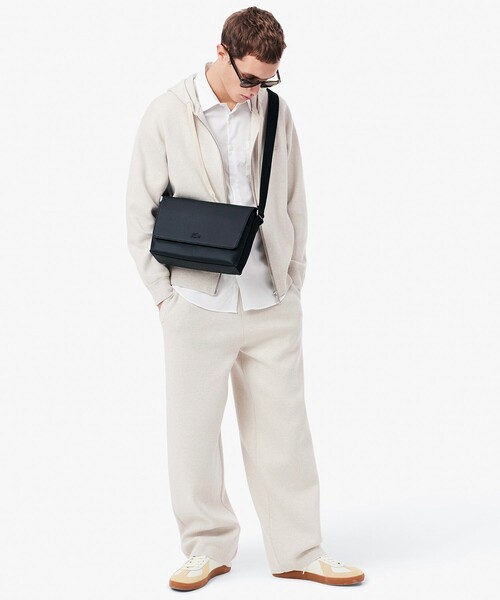 国内直営○LACOSTE○メンズクラシック メッセンジャーバッグ LACOSTE ショルダーバッグ メンズクラシック ミニメッセンジャー