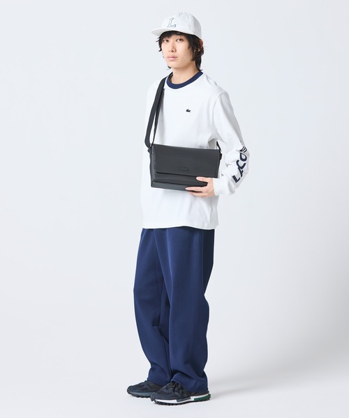 LACOSTE（ラコステ）の「メンズクラシック メッセンジャーバッグ / ショルダーバッグ（メッセンジャーバッグ・メンズ・ブラック・FREE）」の6枚目の写真
