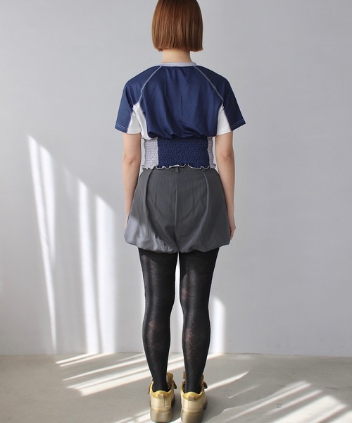 SANSeLF(サンセルフ)の「バルーンショートパンツ【SANSeLF】sanw25s013(その他パンツ・レディース・グレー/ブラック・FREE)」の6枚目の写真