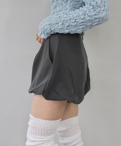 SANSeLF(サンセルフ)の「バルーンショートパンツ【SANSeLF】sanw25s013(その他パンツ・レディース・グレー/ブラック・FREE)」の12枚目の写真