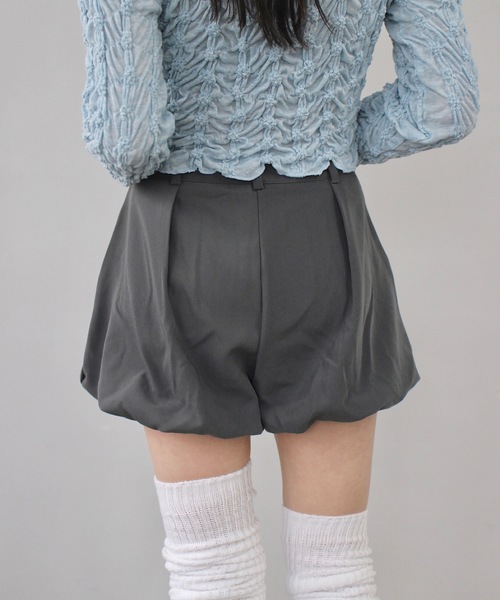 SANSeLF(サンセルフ)の「バルーンショートパンツ【SANSeLF】sanw25s013(その他パンツ・レディース・グレー/ブラック・FREE)」の13枚目の写真
