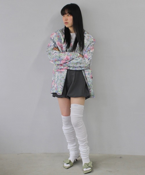 SANSeLF(サンセルフ)の「バルーンショートパンツ【SANSeLF】sanw25s013(その他パンツ・レディース・グレー/ブラック・FREE)」の14枚目の写真