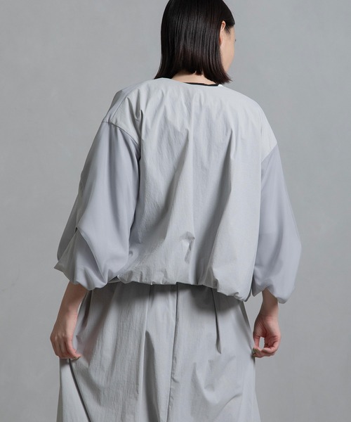 今期 新品 MARECHAL TERRE 2way バルーン ジップ ブルゾン MARECHAL TERRE ブルゾン アウター 2way バルーンジップブルゾン