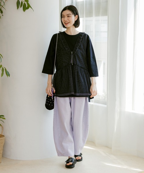 niko and...（ニコアンド）の「オリジナルウエスタンバックルサンダル（サンダル・レディース・ブラック/ブラウン・LARGE/MEDIUM/SMALL）」の20枚目の写真