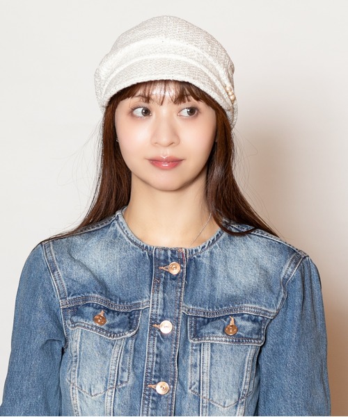 カシラ CA4LA ニット キャスケット キラキラ STAR CAT4(ONESIZE RED): ニットキャップ｜帽子通販｜CA4LA