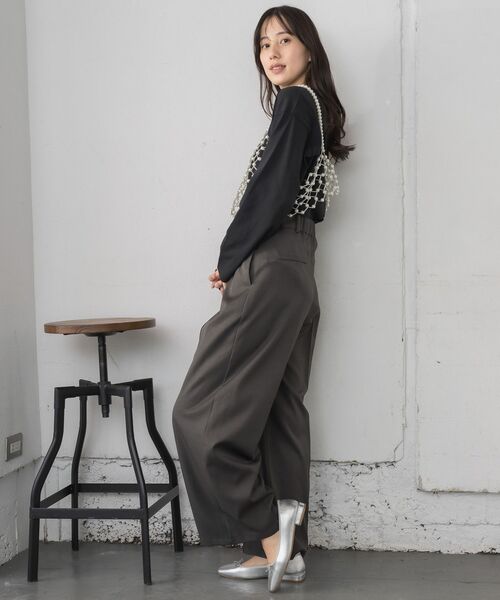 casita(RETRO GIRL)(カシータ)の「ビーズビスチェ(キャミソール・レディース・オフホワイト/シルバー・ONE SIZE)」の15枚目の写真